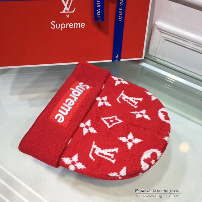 Supreme*LV聯名 經典原單 針織羊毛帽 LLWJ6608